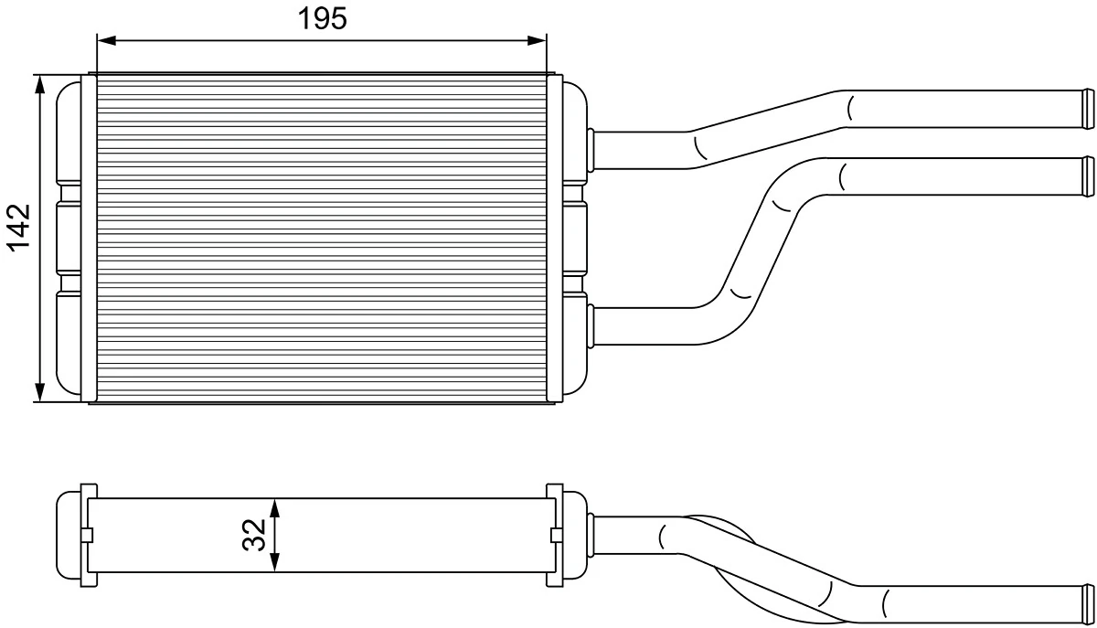 Compre Radiador de forno (de aquecedor) Toyota Hiace 4