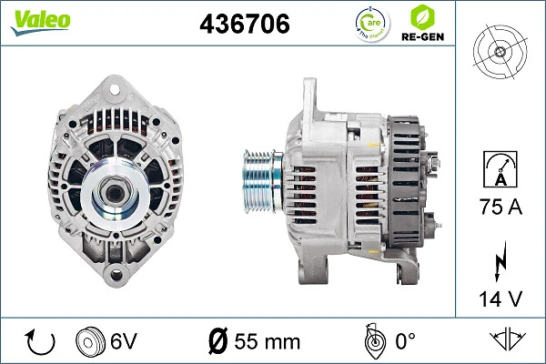 Автомобильный генератор VALEO 2541928A цена, от 129.32 USD