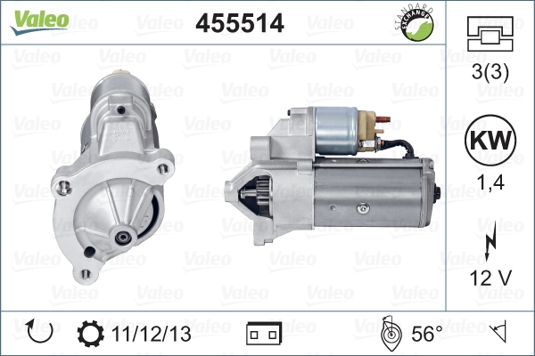 Motor de arranco Citroen C4 3A, 3E