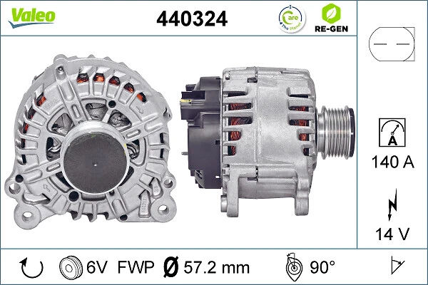 Купить 440324 VALEO Генератор