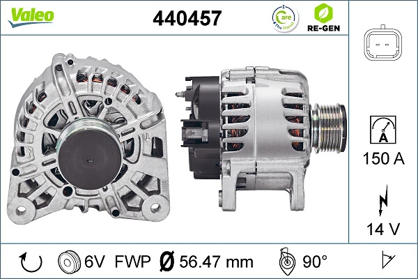 Купить 440457 VALEO Генератор