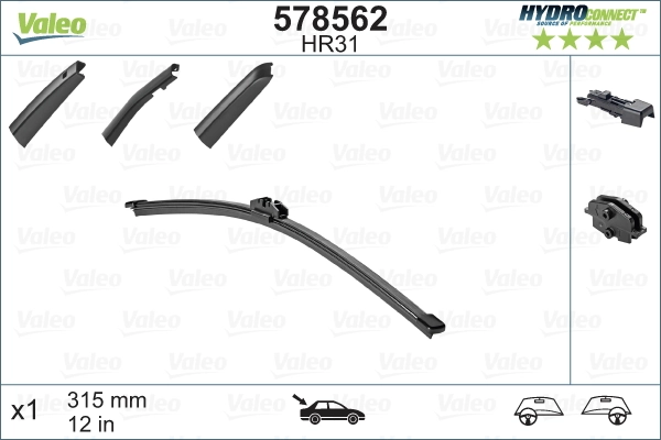 Дворник задний 578562 VALEO