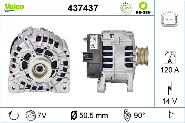 Купить 437437 VALEO Генератор