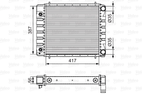 Радиатор BTP2275 Allmakes