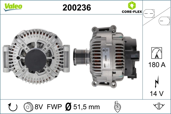 Купить 200236 VALEO Генератор