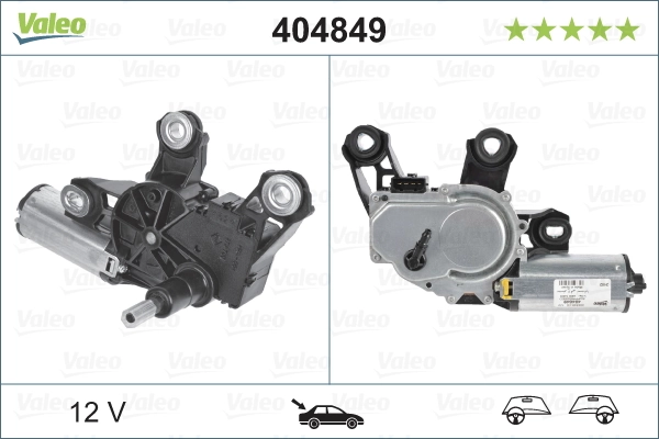 Стеклоочиститель двери задка VALEO 404849 цена, от 83.47 USD