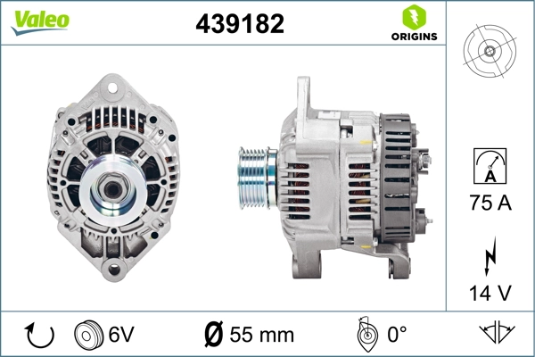 Купить 439182 VALEO Генератор