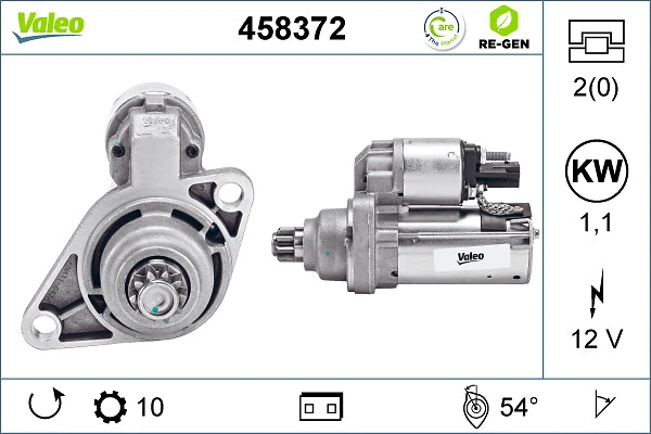 Купить 458372 VALEO Стартер