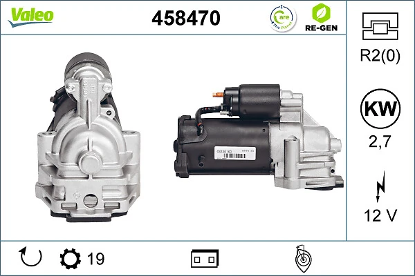 Купить 458470 VALEO Стартер