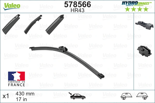 Задняя щетка VALEO 578566