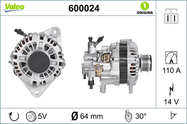 Купить 600024 VALEO Генератор