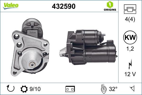 Купить 432590 VALEO Стартер