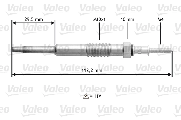 345135 VALEO Свечи накаливания