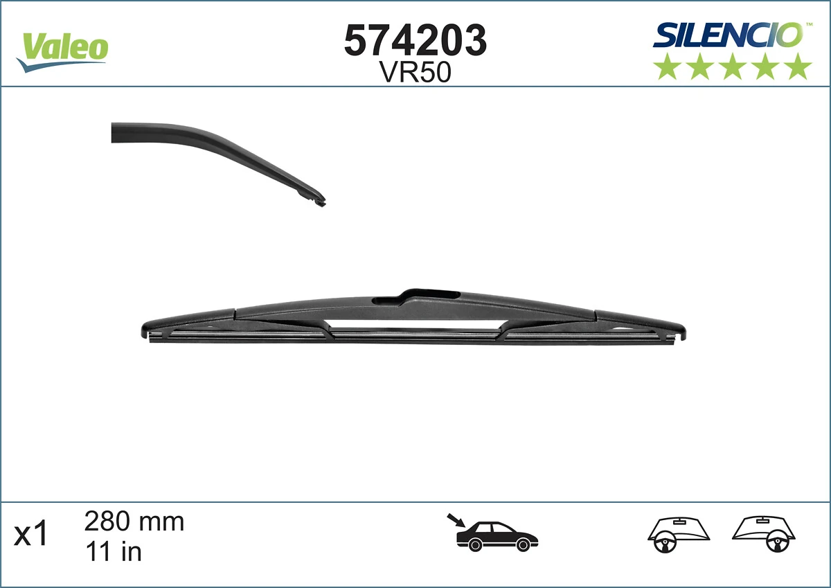 дворник заднего стекла VALEO 574203 цена, от 7.87 USD