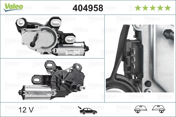 Моторчик заднего стеклоочистителя VALEO 404958