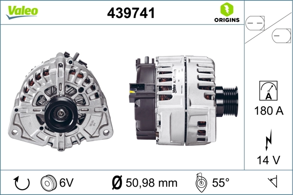 Купить 439741 VALEO Генератор