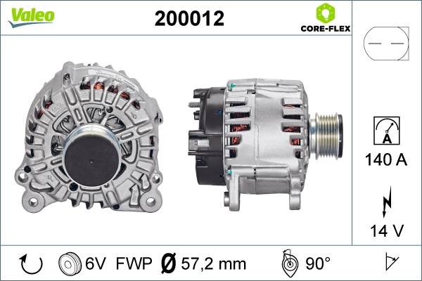 Купить 200012 VALEO Генератор
