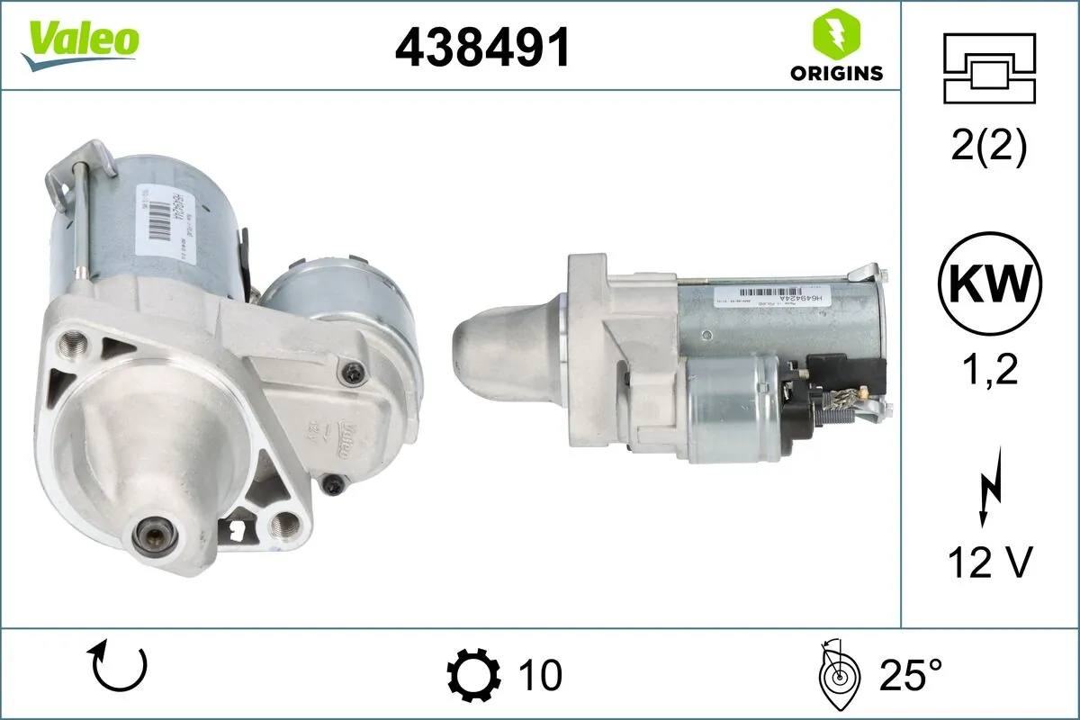 Купить 438491 VALEO Стартер