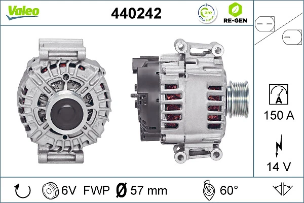 Купить 440242 VALEO Генератор