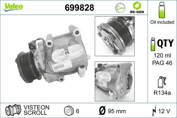Купить 3218KS2 Polcar Компрессор климатической установки