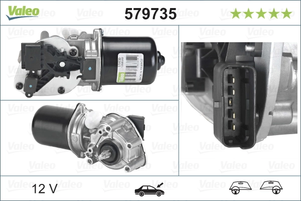 Купить 579735 VALEO Мотор стеклоочестителя
