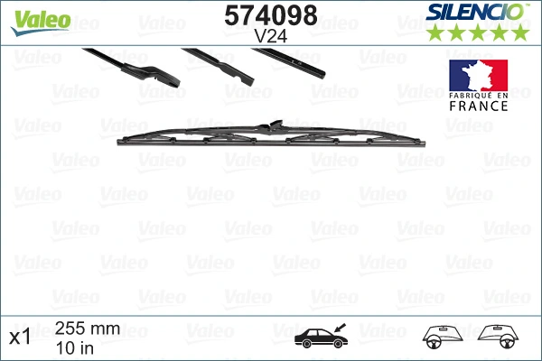 Щетка дворника левая VALEO 574098