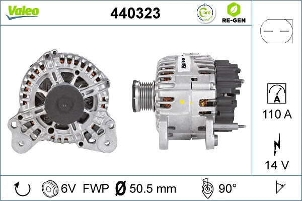 Купить 440323 VALEO Генератор