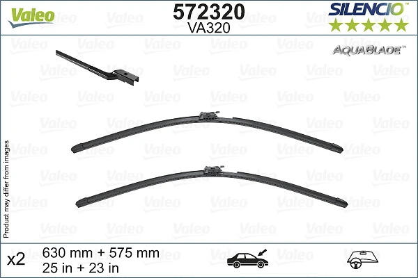 Стеклоочистители лобового стекла VALEO 572320