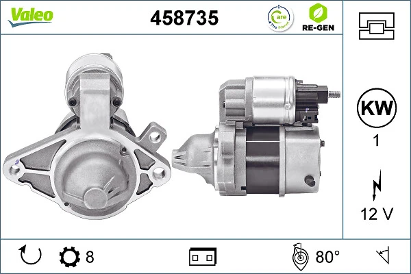 Купить 458735 VALEO Стартер