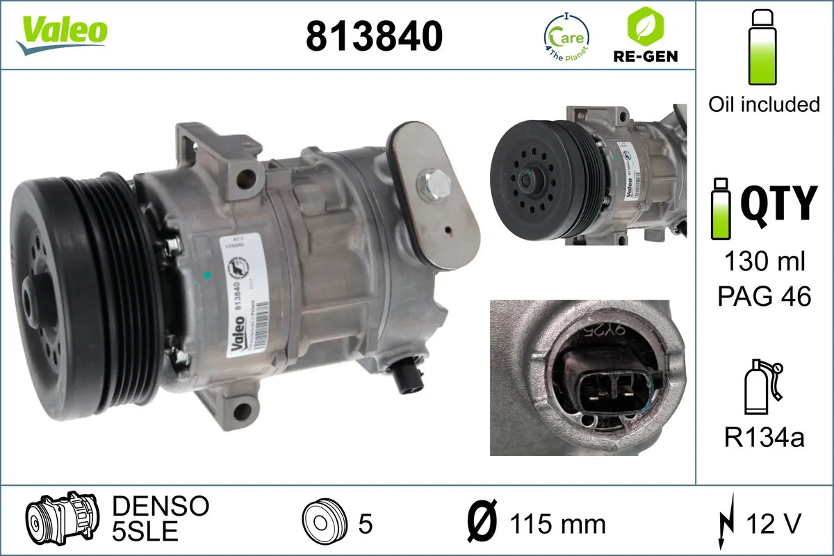 Compressor de aparelho de ar condicionado Opel Corsa X15
