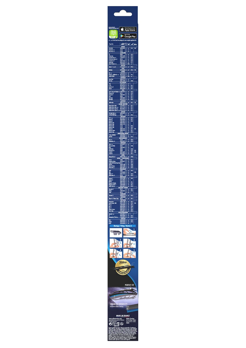 Щетки стеклоочистителя 574125 VALEO