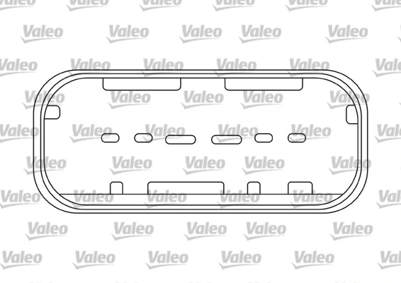 851921 VALEO  Механизм стеклоподъемника правой задней двери