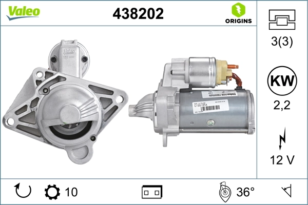 Купить 438202 VALEO Стартер