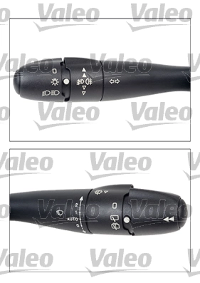 Comutador instalado na coluna da direção, montado Peugeot 407 6D