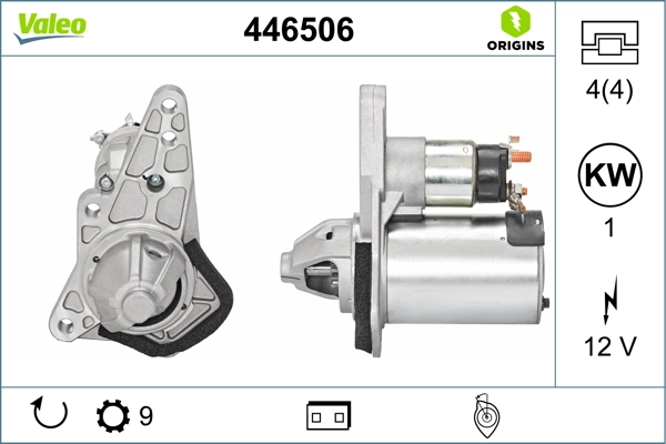 Купить 446506 VALEO Стартер