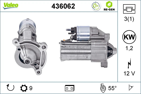 Купить 436062 VALEO Стартер