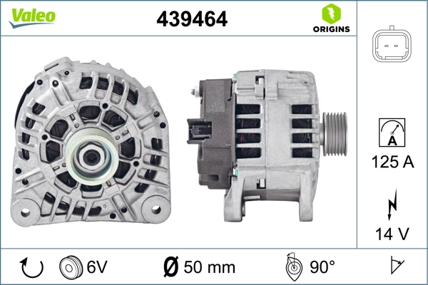 Купить 439464 VALEO Генератор