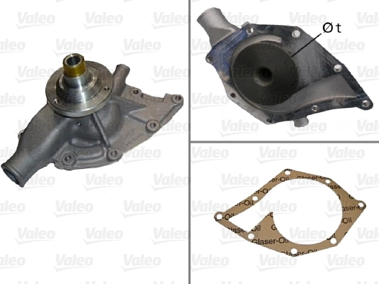  Bomba de água (bomba) de esfriamento Land Rover Discovery II SUV (LJ ,LT) (1998 - 2004) II