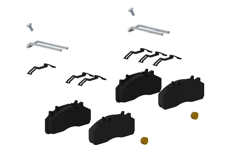 Колодки тормозные передние дисковые WABCO 12999737VT