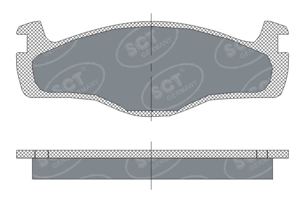 Sapatas do freio dianteiras de disco para Audi 80 B2 81, 85