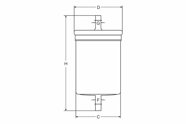 Filtro de combustível Ford Mondeo 2 BFP