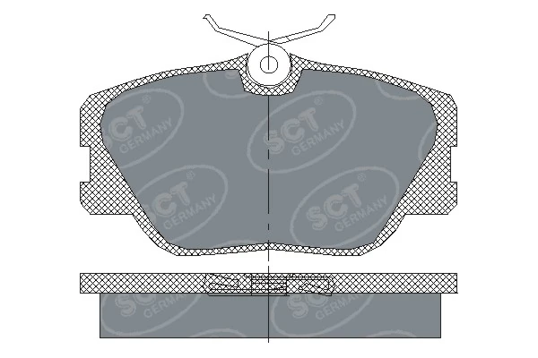 Sapatas do freio dianteiras de disco Mercedes C 190 W201