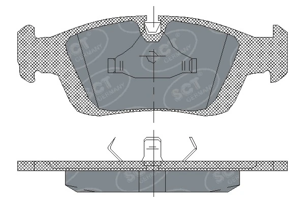 Sapatas do freio dianteiras de disco BMW 3 E36