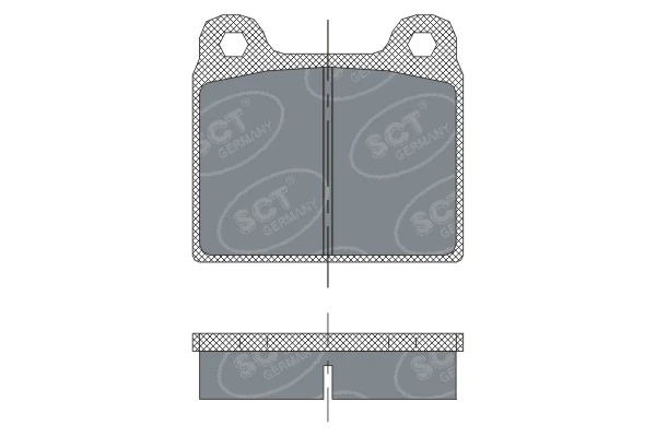 001420772064 Mercedes Колодки передние