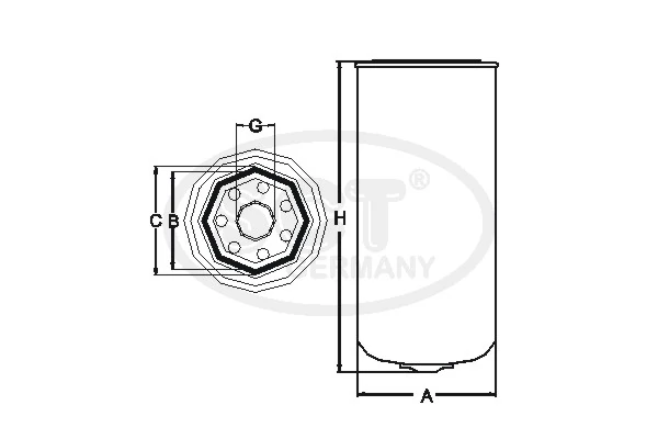 Filtro de combustível Mercedes E W123