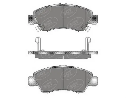 Sapatas do freio dianteiras de disco Honda Civic 5 EG, EH