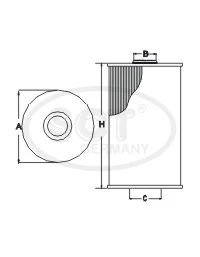 SH4071L SCT Масляный фильтр двигателя
