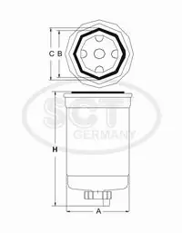 728720 VALEO Фильтр топлива