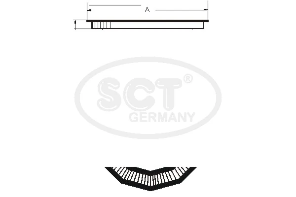 Элемент воздушного фильтра SCT SB078 цена, от 8.57 USD