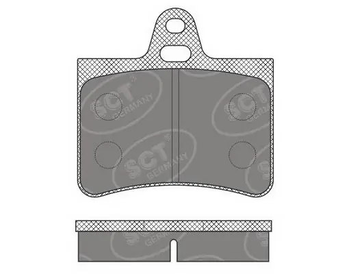 Sapatas do freio traseiras de disco Citroen C5 1 DC